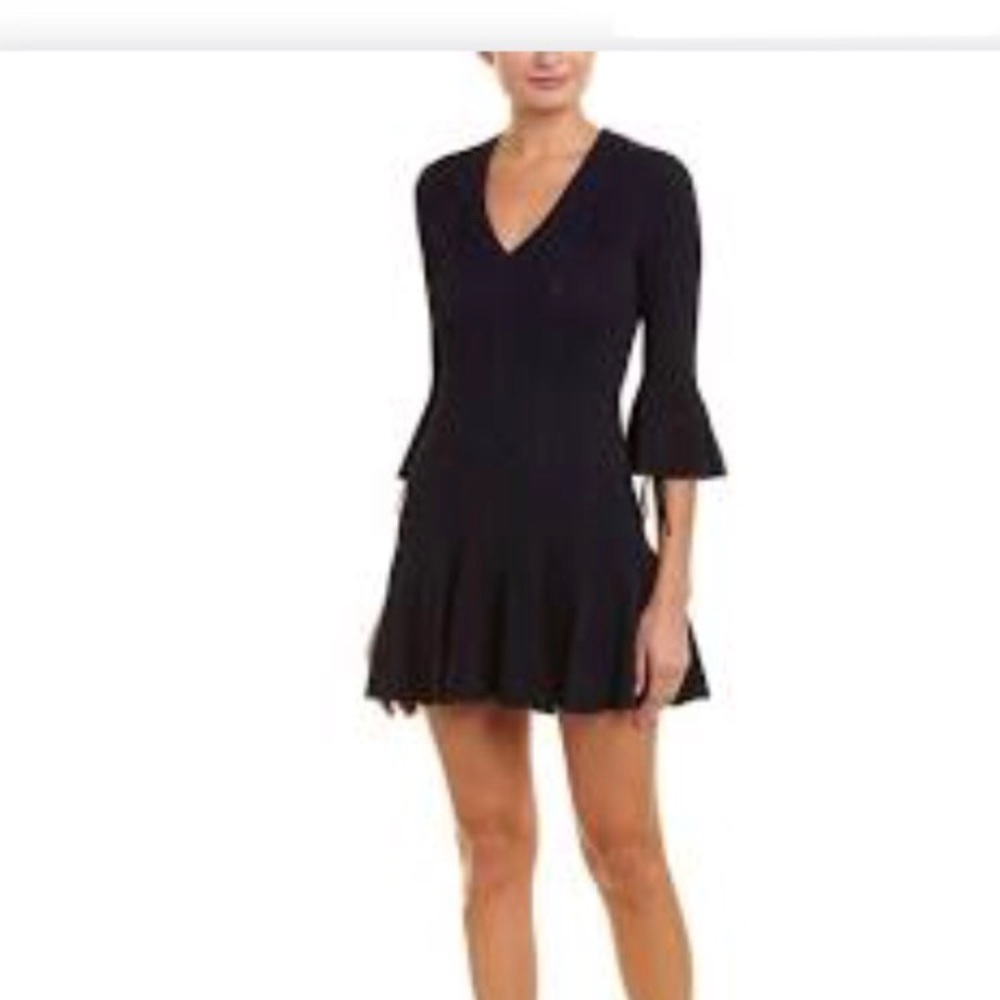 Authentic Jonathan Simkhai Linked Rib V Neck Dress - image 3